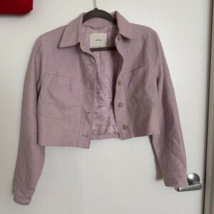 Aritzia Wilfred cropped jacket